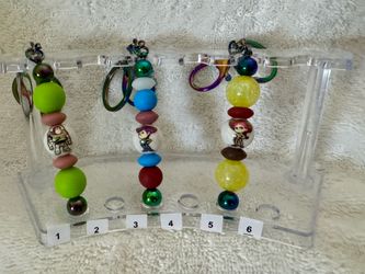 Toy Story Character Beaded Keychains