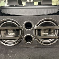 Fusion 12 Inch Subwoofer And Amplifier Combo