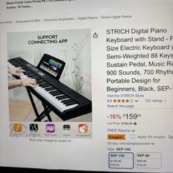 Strich Digital Keyboard 88 Keys
