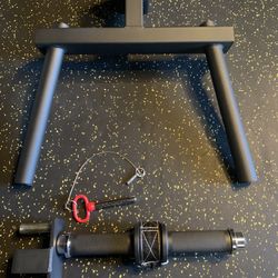 Titan Fitness, TITAN Series Y Dip Bar, Rack Mounted Wrist Roller, Home Gym, Fitness,Rack Attachments