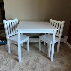Kids Table & 2 Chairs 