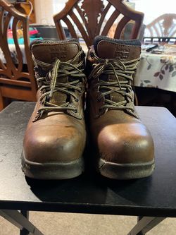 Timberland PRO TiTAN EV 6-inch Waterproof Composite-Toe Electrical Hazard Work Boots, Size 9.5 W