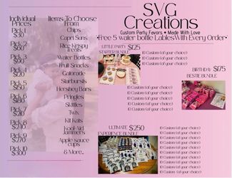 Custom Party Favors