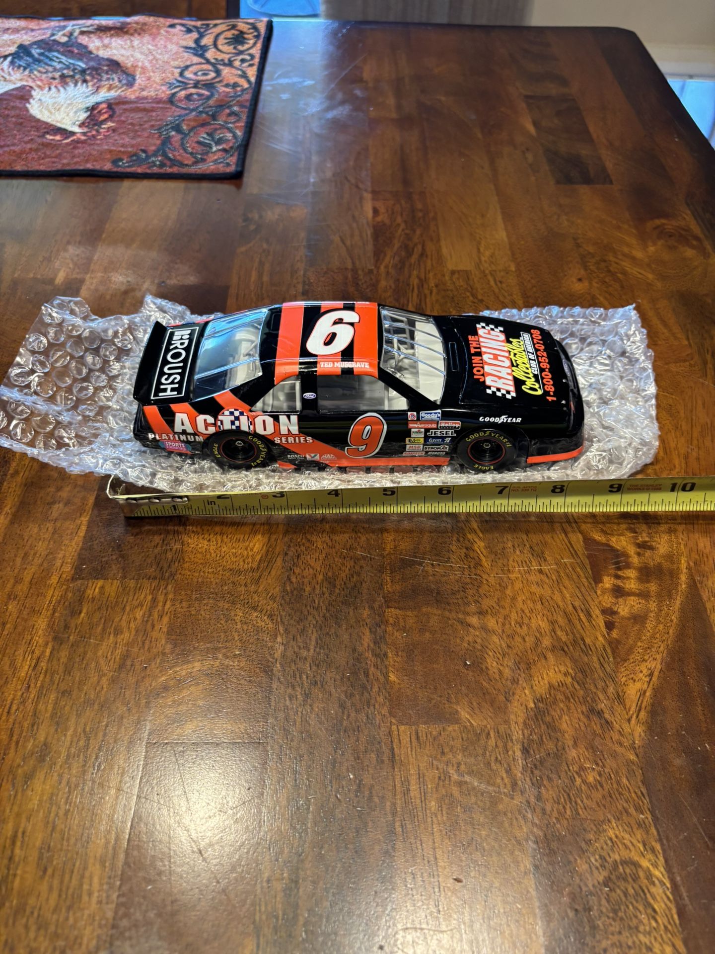 1995 Racing Collectable # 9 Ted Musgrave Stock Car -- 1/24th scale