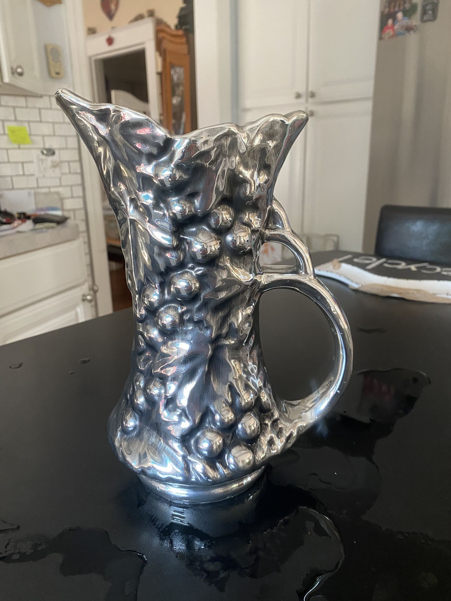 Crome Finished Vase