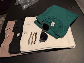 Shirts | 3 Bracelets | Sunglasses
