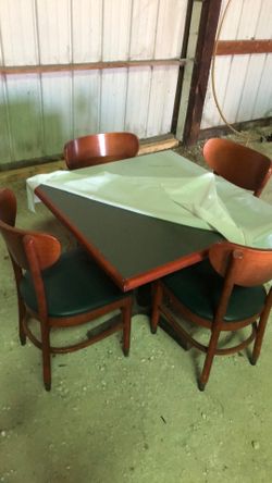 Table and chairs