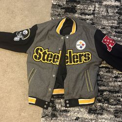 Men’s Reversible Steelers Varsity Jacket