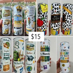 Teacher Appreciation tumblers 20 oz