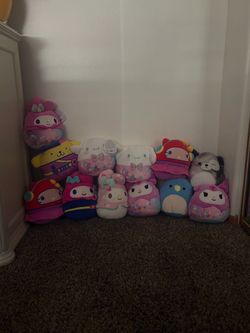 Squishmallows Sanrio Plush Lot of 10+
