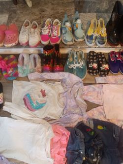 Over 20 Pair Of Shoes And A Few Clothing