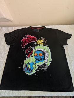 Reason Clothing Graphic Tee - Mens 2XL - Black