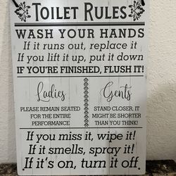 Toilet Rules