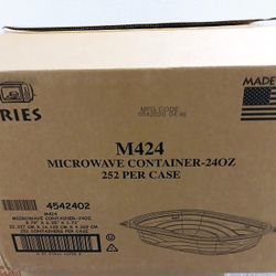 24oz containers and lids. Microwavable and dishwasher safe