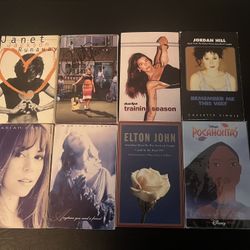Pop Cassette tapes Dua Lipa, Mariah Carey, Janet Jackson etc…