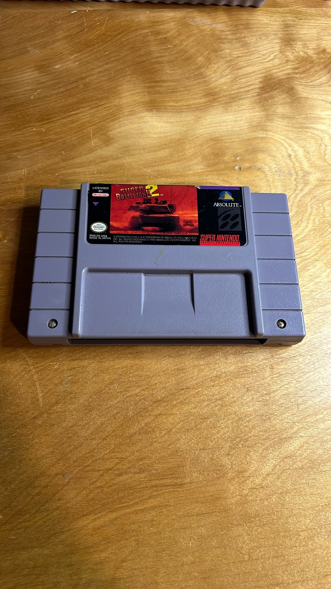 Super Nintendo / SNES - Super Battletank 2