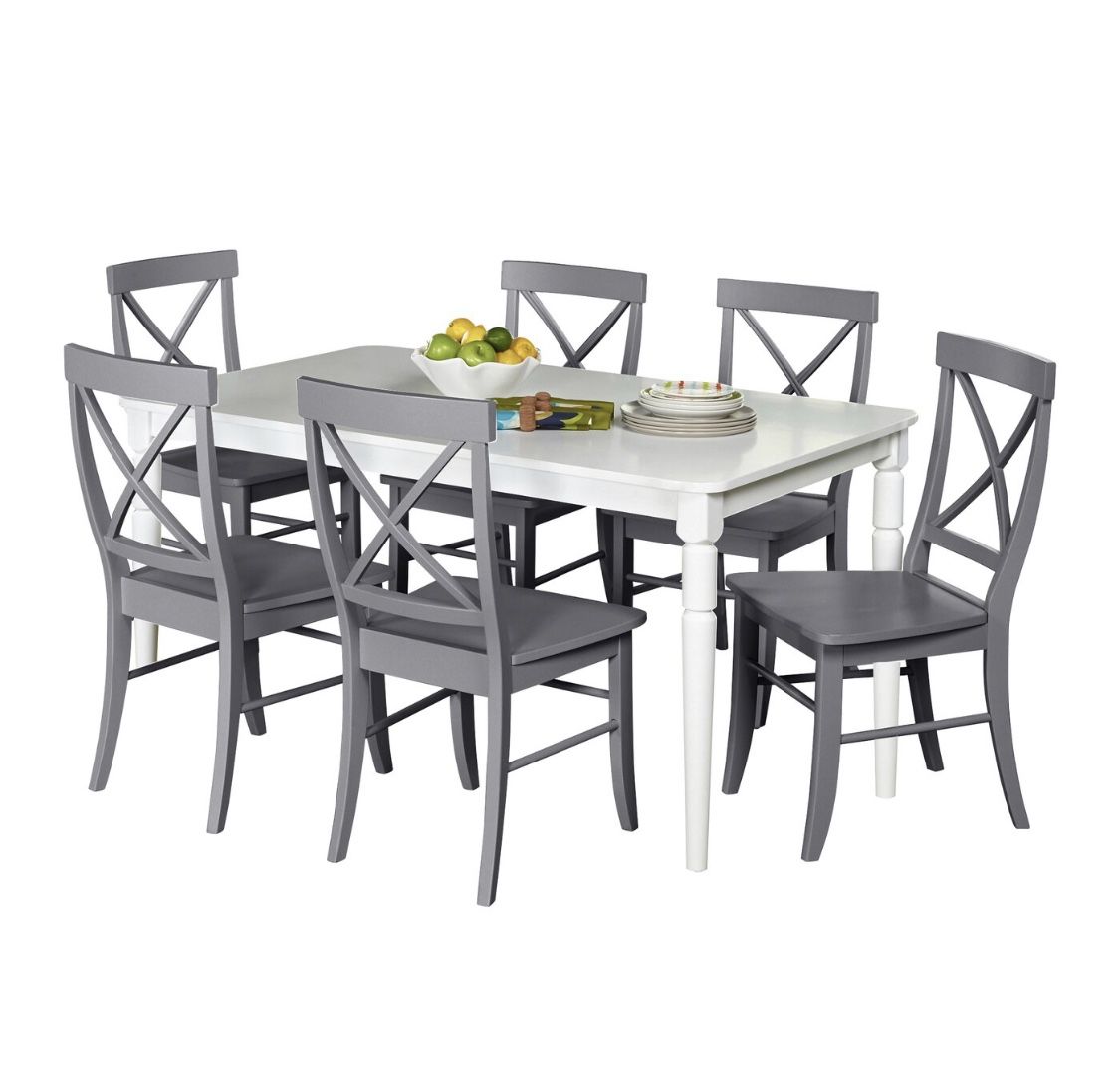 MOVING SALE!!! Like-New Brookwood Solid Wood 7-piece Dining Set!