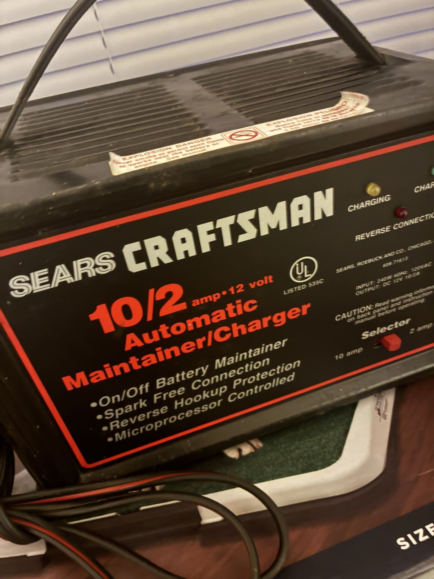 Craftsman Car Battery Charger.