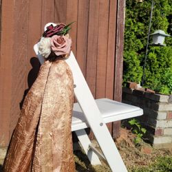 10 Aisle way Chair Bows With Flowers 