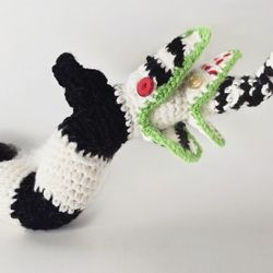 Small Beetlejuice Inspired Sand Worm Hand MADE Crochet
