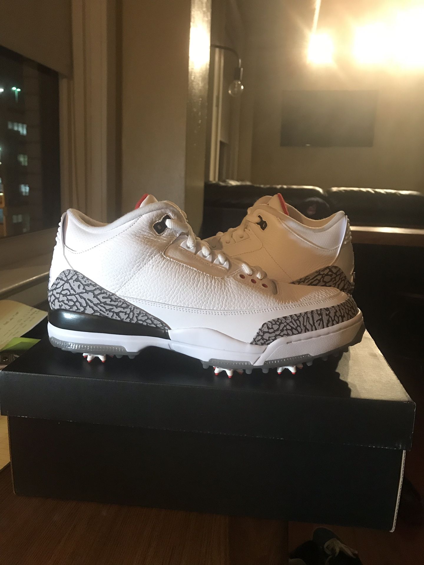 Jordan Retro 3 Golf White Cement Size 12