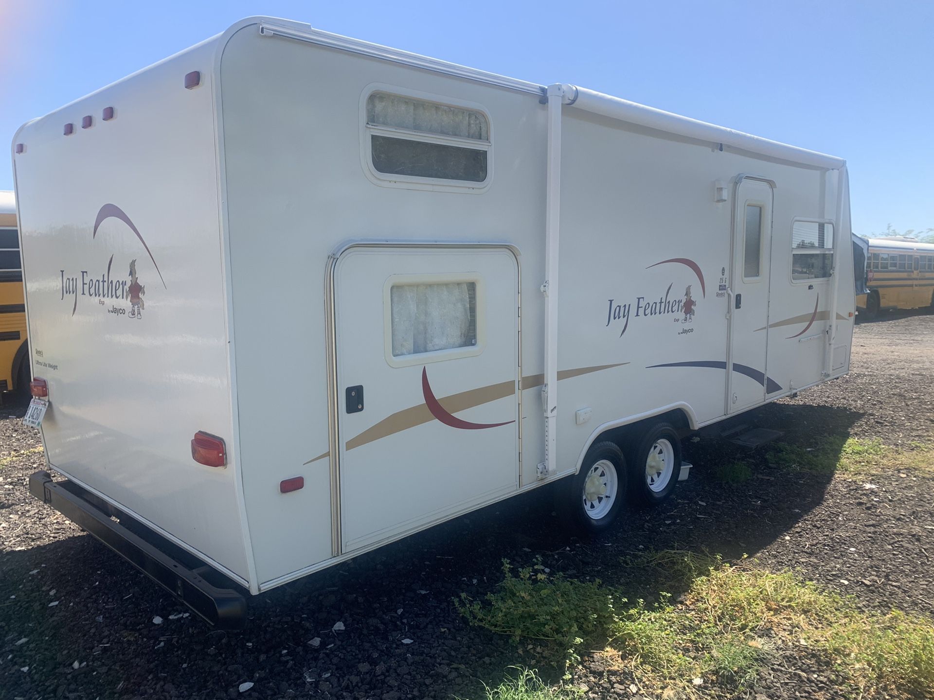 2006 JAY FEATHER 25FT HYBRID BUNKHOUSE BUMPER PULL TRAVEL TRAILER for