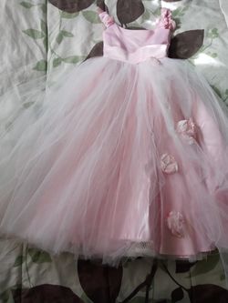 Beautiful pink girl dress