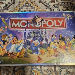 Monopoly 'The Disney Edition' Board Game!