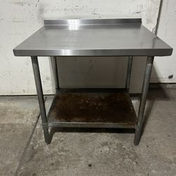36x30 Stainless Steel Prep Table 