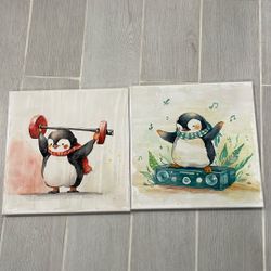 Hand painted art on canvas