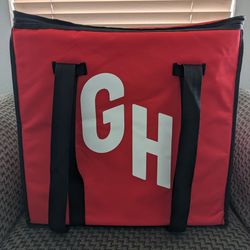 Grub Hub Large Insulated Food Delivery Bag Tote