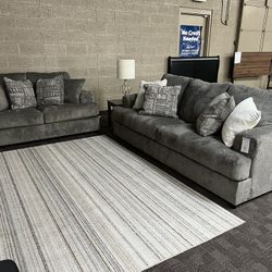 New Grey Oversized Sofa Set 