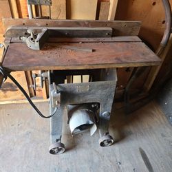 Vintage Table Saw w/ Cast Iron Top – Heavy Duty Shop Tool