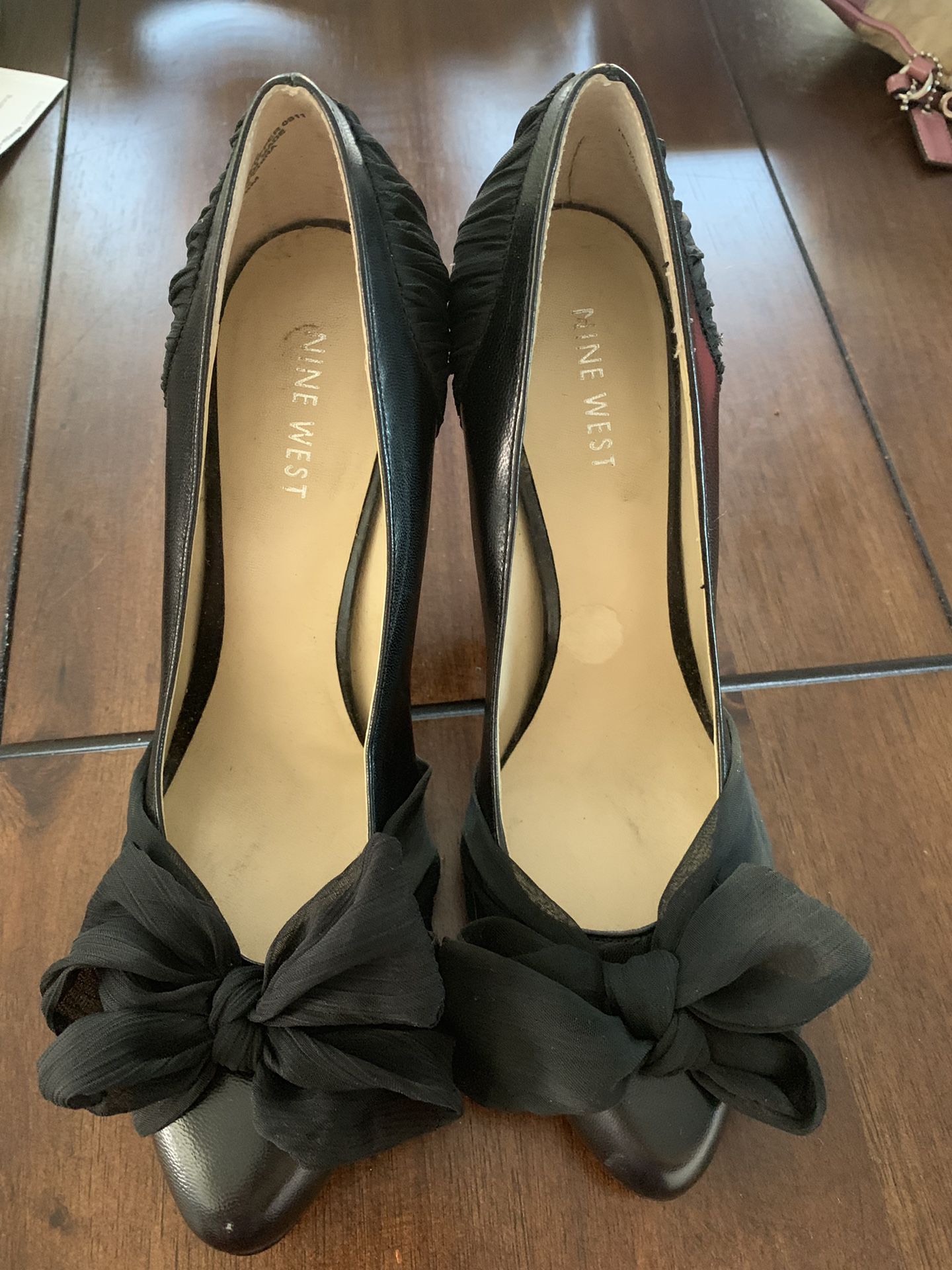 Nine West black heels