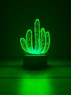 Cactus LED Acrylic Sign
