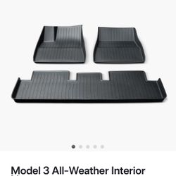Tesla model 3 All-Weather Interior Liners