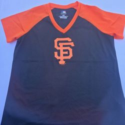 Woman V-neck SF Giants Jersey-large