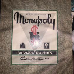 1950’s Vintage Monopoly Game