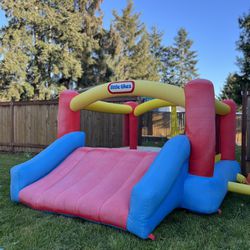 GREAT CONDITION  Little Times Bouncy House With Slide