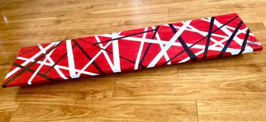 2021 EDDIE VAN HALEN TRIBUTE PAINTING ON WOOD