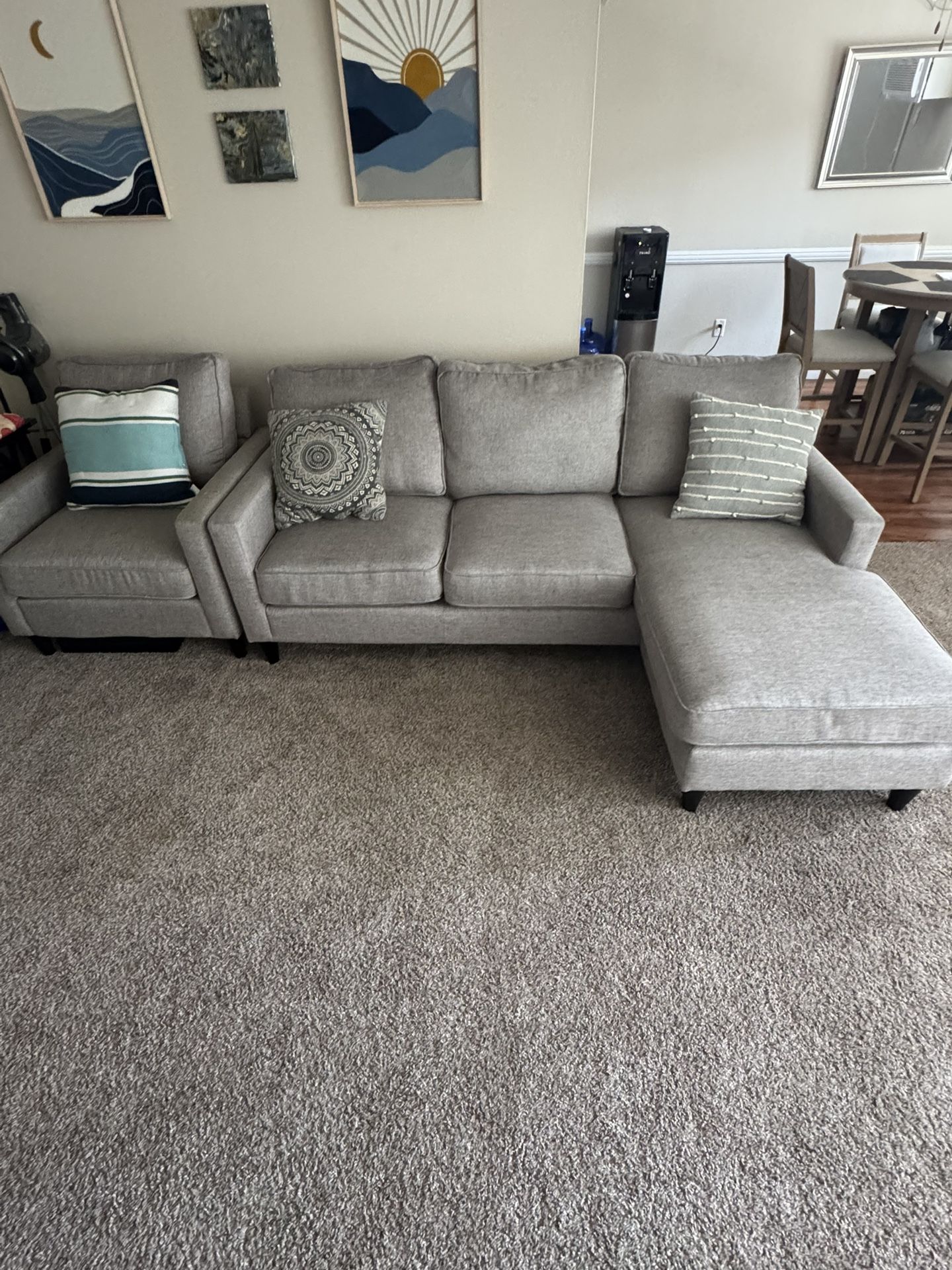 Sofa and Chair
