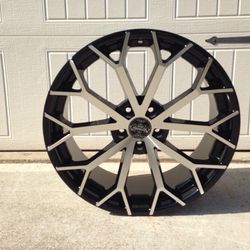 20' rims 5 holes with lug nuts and key