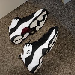 Black And White Jordan 13 Retro (Size 10 US)