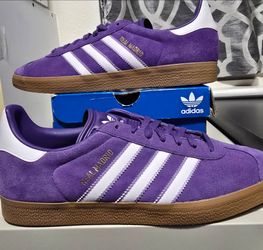 Adidas Real Madrid Purple Suede Sneakers men's size 10
