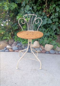 Antique Vanity  Chair - Stool