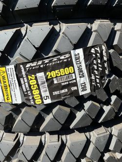 NITTO TRIAL GRAPPLER 37x12.50R20 TIRES FOR SALE!!!!!!
