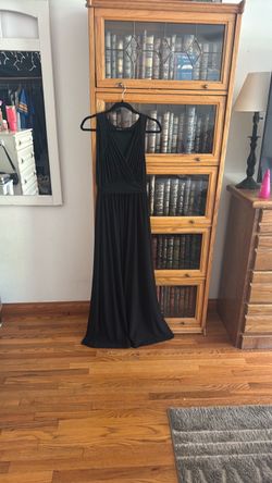 KOH KOH Womens Long Sleeveless Flowy Bridesmaid Cocktail Evening Gown Maxi Dress (Black) Size M