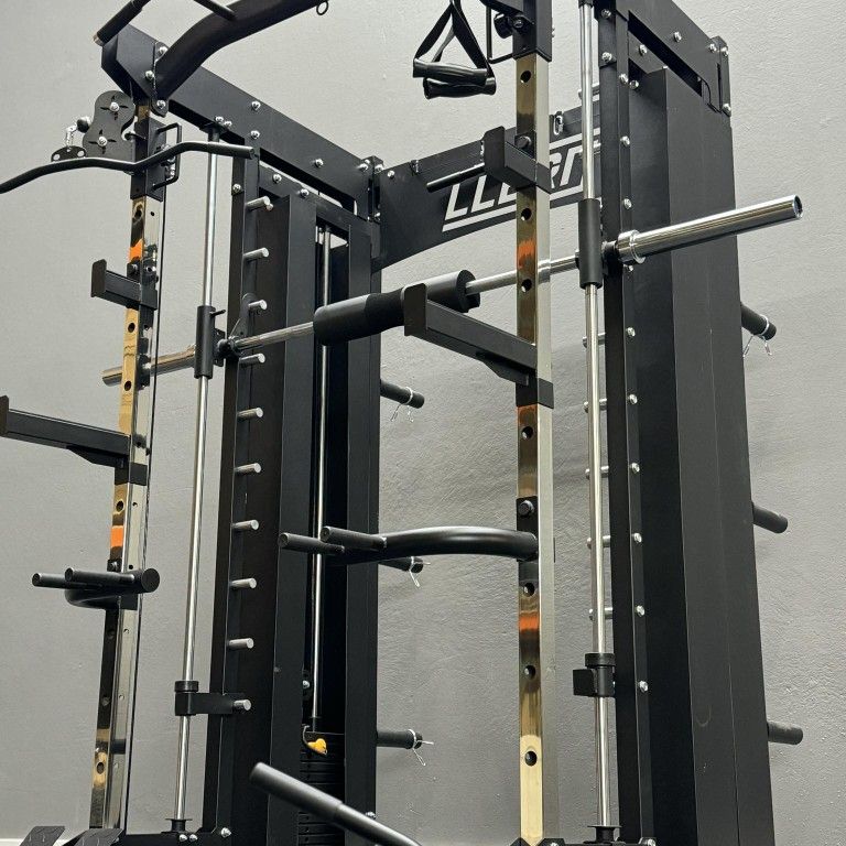 SQUAT RACK SMITH MACHINE FUNCTIONAL TRAUNER NEW IN BOX - FREE DELIVERY 