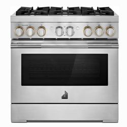 🔥 JennAir RISE™ 36″ Dual-Fuel Professional Range – Model JDRP436HL 🔥