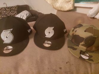 Portland Trail Blazers New Era 9Fifty Snapback Hats – Lot of 3